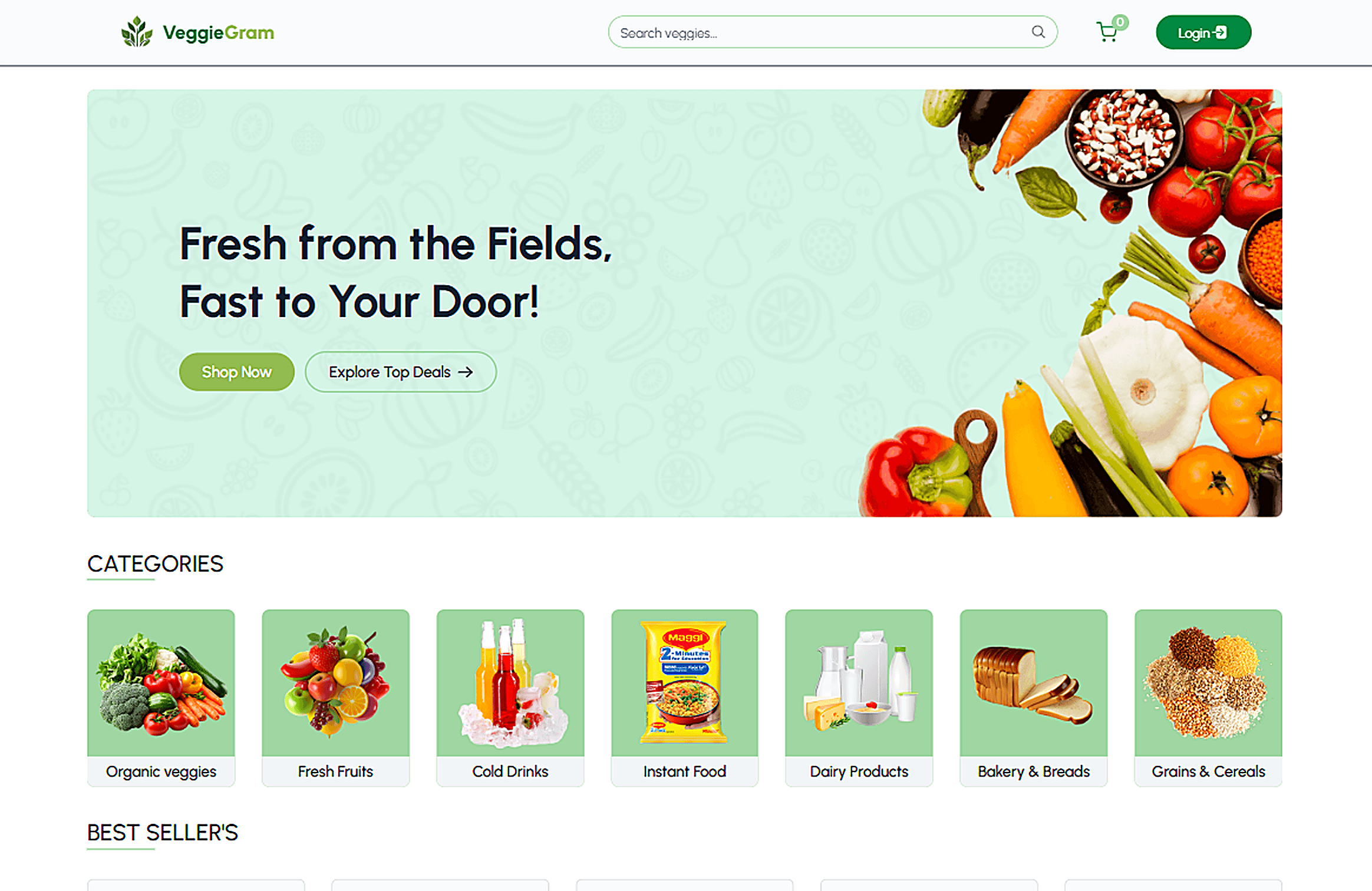 Farm-Fresh Grocery E-Commerce & Inventory Management